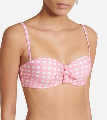 Haut de bikini Maldives à carreaux | Heidi Klein