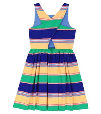 Robe rayée en coton mélangé | Polo Ralph Lauren Kids