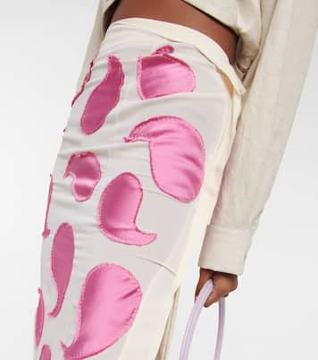 Falda midi La Jupe Draggiu de algodón | Jacquemus