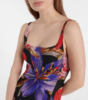 Maxikleid aus einem Seidengemisch | Dries Van Noten