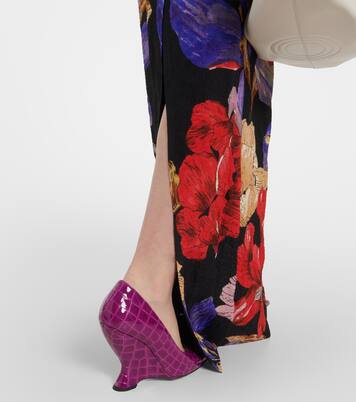 Maxikleid aus einem Seidengemisch | Dries Van Noten