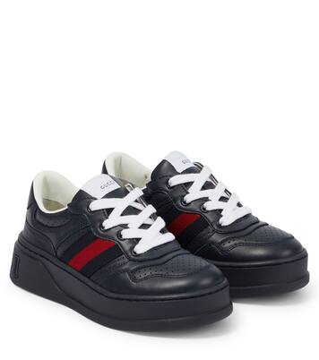 Chunky B leather sneakers | Gucci Kids