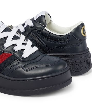 Chunky B leather sneakers | Gucci Kids