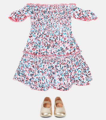 Aurora printed cotton dress | Poupette St Barth Kids