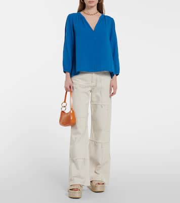 Bluse Maggie aus Baumwoll-Gaze | Velvet