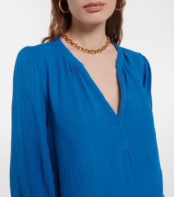 Bluse Maggie aus Baumwoll-Gaze | Velvet