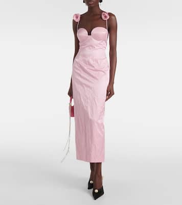 Verzierte Mules aus Satin | Magda Butrym