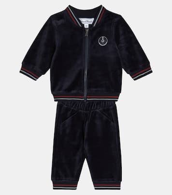 Baby cotton-blend jacket and sweatpants set | Tartine et Chocolat