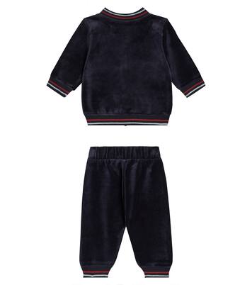Baby cotton-blend jacket and sweatpants set | Tartine et Chocolat