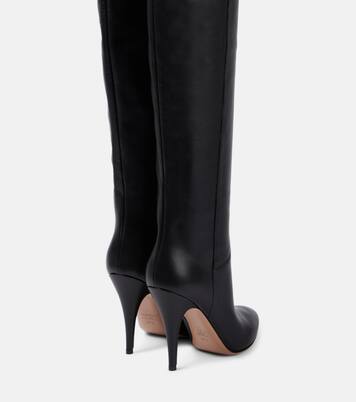 Overknee-Stiefel VLogo Signature 105 aus Leder | Valentino Garavani