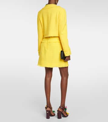 Cropped wool-blend tweed jacket | Dolce&Gabbana