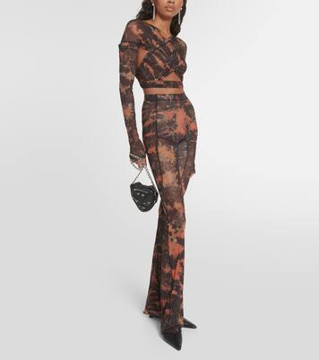 Cropped-Top Anti Cross Over aus Jersey | KNWLS