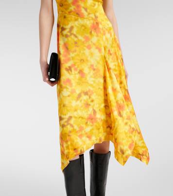 Robe midi à fleurs | Acne Studios