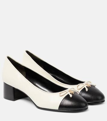 Cap-toe leather pumps | Tory Burch