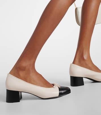 Cap-toe leather pumps | Tory Burch