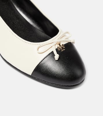 Cap-toe leather pumps | Tory Burch