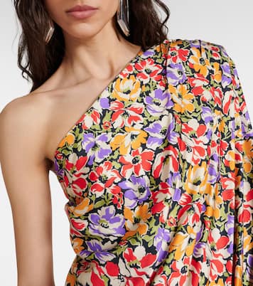 Robe asymétrique à fleurs | Stella McCartney