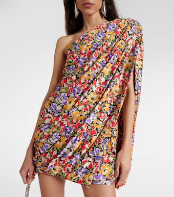 Robe asymétrique à fleurs | Stella McCartney