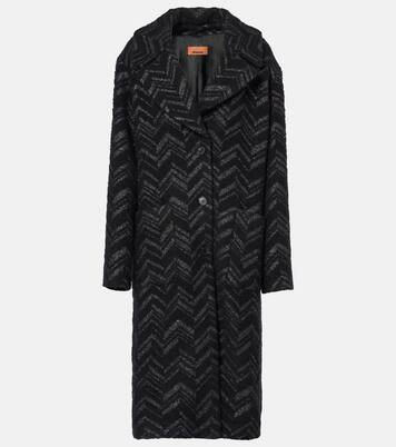 Zigzag lamé coat | Missoni