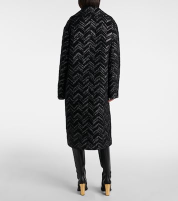 Zigzag lamé coat | Missoni