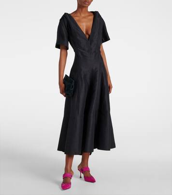 Mules Brontiamusa 70 en daim | Manolo Blahnik