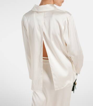 La Chemise Notte satin top | Jacquemus
