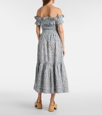 Bedruckter Maxirock aus Baumwolle | Ganni