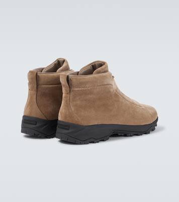 Triple Stitch suede high-top sneakers | Zegna