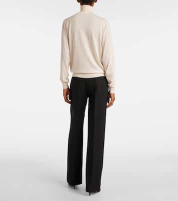 Jersey de cuello alto Heva de lana | The Row