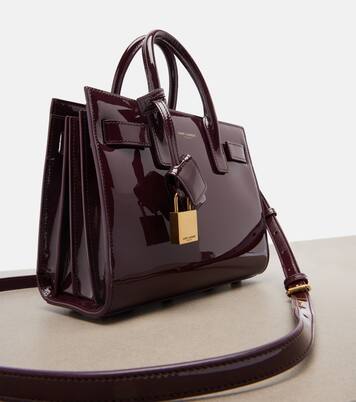 Sac De Jour Nano patent leather tote bag | Saint Laurent