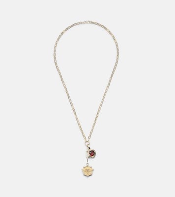 Collier Vivacity & Internal Compass en or 18 ct et diamants | FoundRae