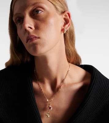 Collier Vivacity & Internal Compass en or 18 ct et diamants | FoundRae