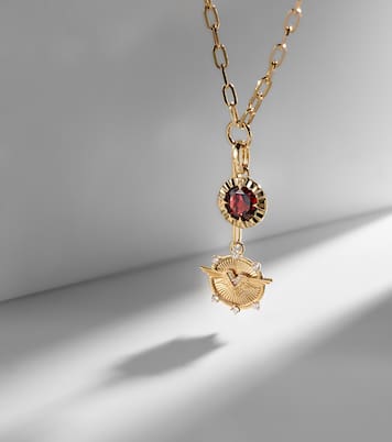 Collier Vivacity & Internal Compass en or 18 ct et diamants | FoundRae