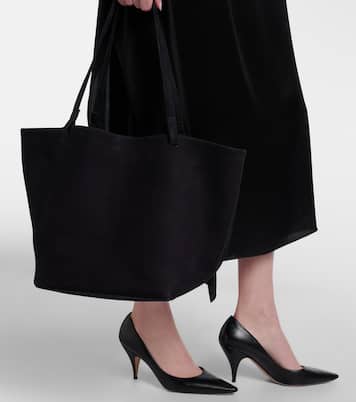 Park Three suede tote bag | The Row