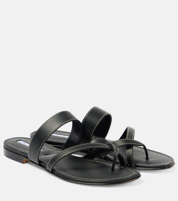 Susacru leather thong sandals | Manolo Blahnik