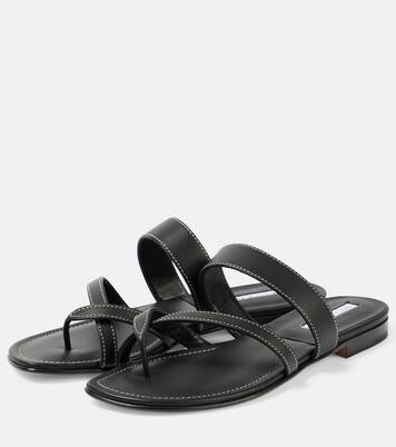 Susacru leather thong sandals | Manolo Blahnik