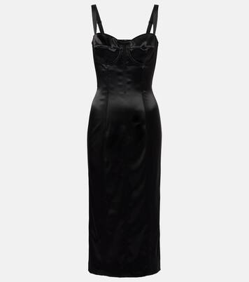 Midikleid aus Satin | Dolce&Gabbana
