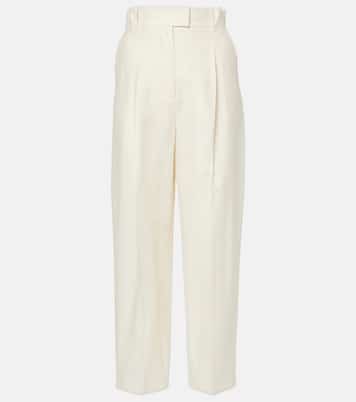 Gerade High-Rise-Hose Efedra | Max Mara