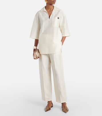 Gerade High-Rise-Hose Efedra | Max Mara