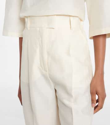 Gerade High-Rise-Hose Efedra | Max Mara