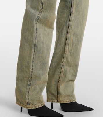 Jeans rectos Slem de tiro medio | Entire Studios