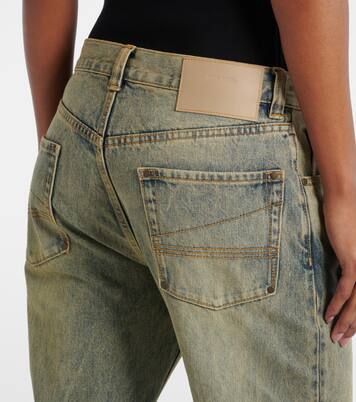 Jeans rectos Slem de tiro medio | Entire Studios