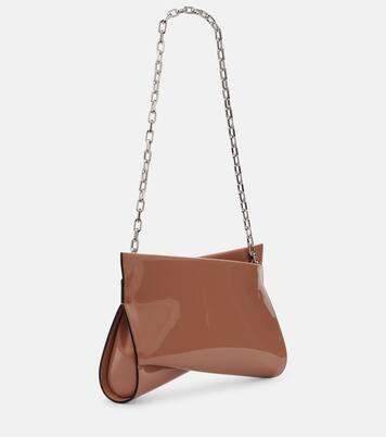 Loubitwist Small patent leather clutch | Christian Louboutin