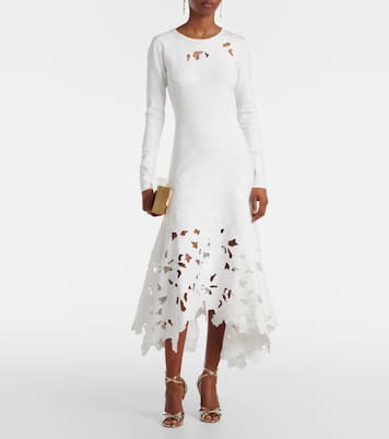 Midikleid mit Spitze | Oscar de la Renta