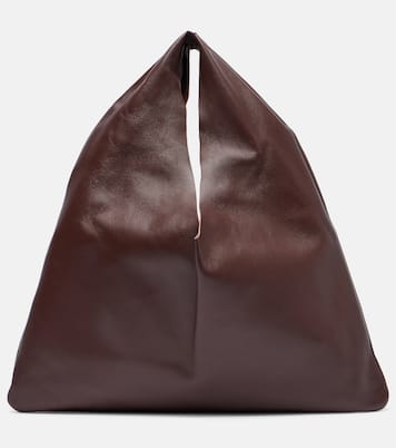 Bindle Small leather shoulder bag | The Row