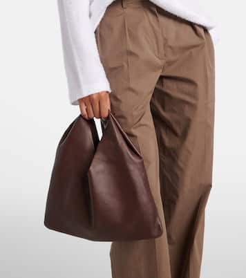 Bindle Small leather shoulder bag | The Row