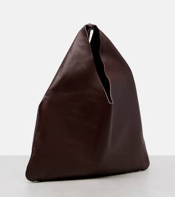 Bindle Small leather shoulder bag | The Row