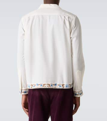 Nouveau Vine cotton poplin shirt | Bode