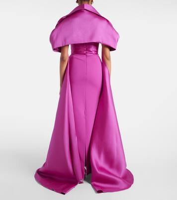 Robe longue Vera en satin | Solace London