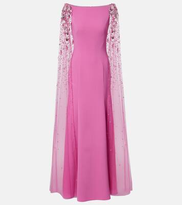 Robe longue Bittersweet à perles fantaisie | Jenny Packham